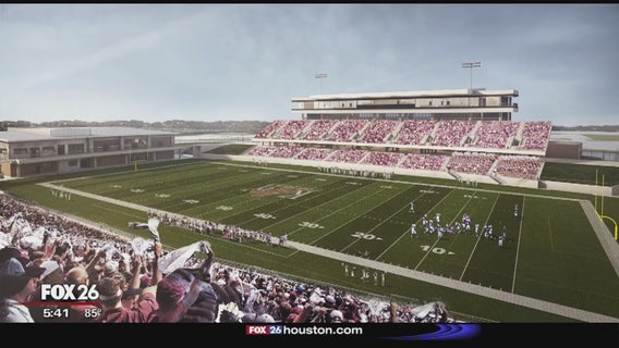 Stadium construction in Katy over budget