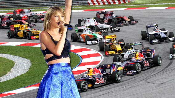 Packed house Saturday for Formula One race and Taylor Swift concert
