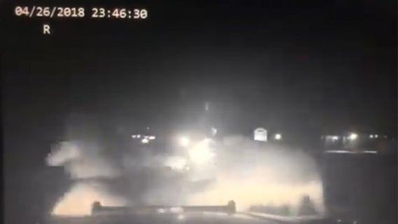 Speedy Texas deputy avoids hard-charging cow