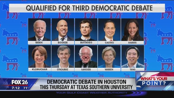 Looking ahead to the third Democratic debate - What's Your Point?