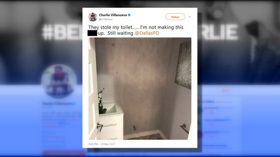 Former Mavs player looking for his stolen toilet
