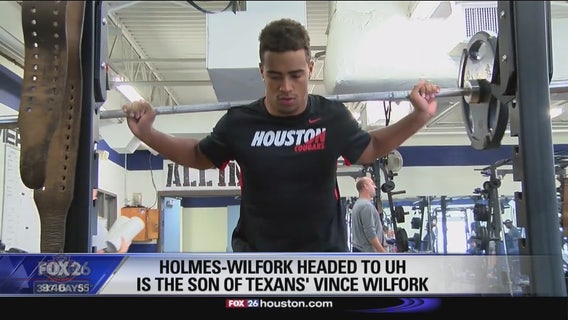 Vince Wilfork's son chooses UH football