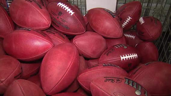 Ohio factory makes every official football by hand for Super Bowl LIII