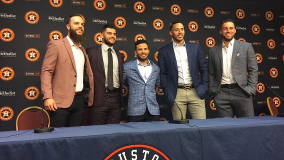 Five Astros players selected for All-Star team