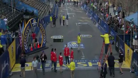 Winners announced among the 30,000 in the 121st Boston Marathon