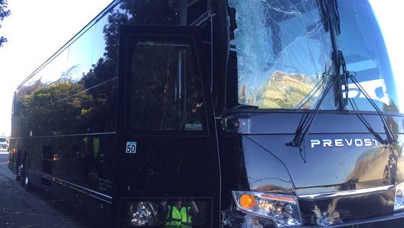 Broncos' team bus involved in minor accident