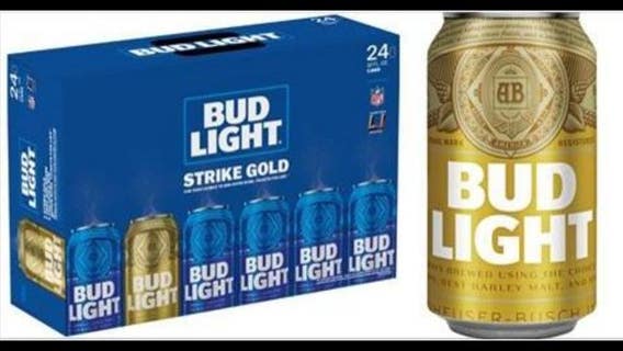 Gold Bud Light cans offer chance at lifetime Super Bowl tix