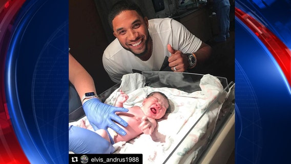 Rangers' Elvis Andrus becomes father to baby boy