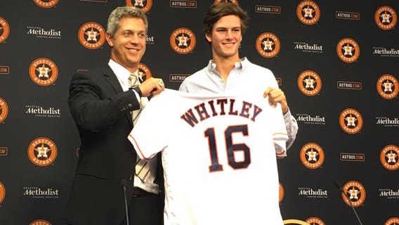 Astros sign first-round draft pick Whitley