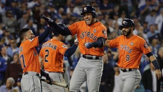 Astros reach agreement with World Series MVP George Springer