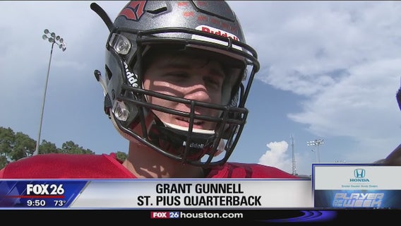Greater Houston Honda Dealers Player of the Week - Grant Gunnell