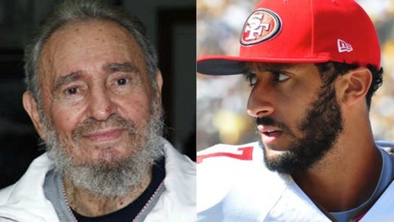Colin Kaepernick praises Cuban dictator Fidel Castro