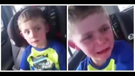 4-year-old boy reacts to Peyton Manning's retirement