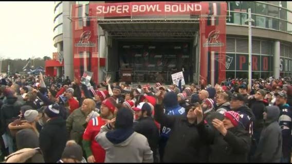 Patriots hosting send-off rally before heading to Super Bowl