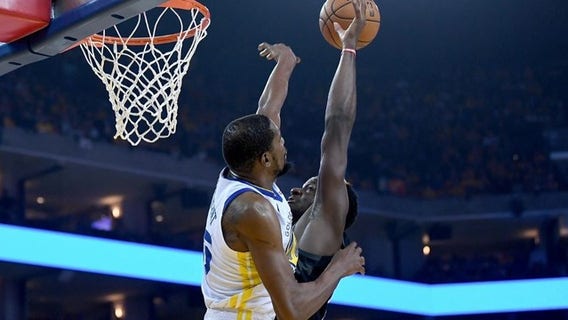 Warriors hold off Rockets in Game 5 of Western Conference semifinals