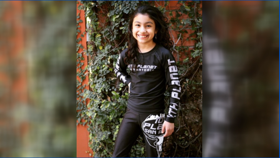 That Kid's Got Game: Girl, 9, introduced to jiu-jitsu by dad after being bullied, submits larger boy