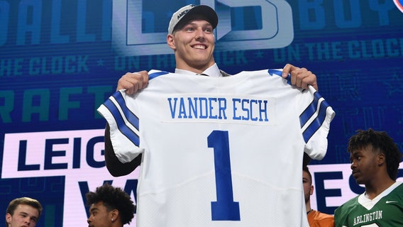Cowboys select linebacker Leighton Vander Esch in first round