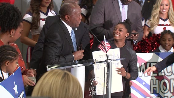 Homecoming for 'Final Five' Olympian Simone Biles