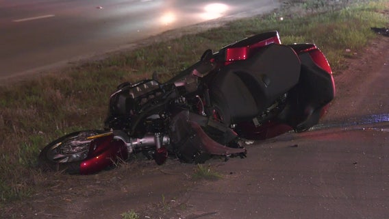 Motorcycle rider killed in North Freeway crash