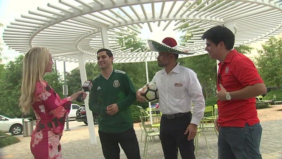 Fans gear up for Mexico - South Korea FIFA World Cup match
