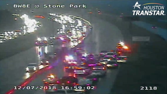 Two deaths in two-vehicle crash on Beltway 8 East