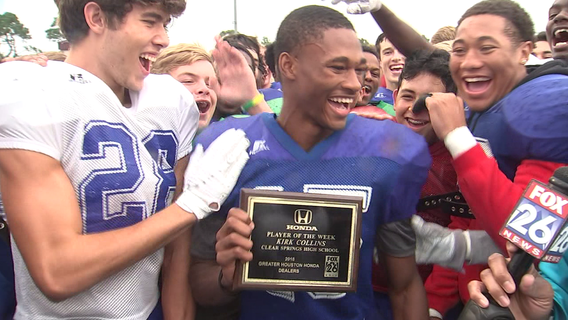 Greater Houston Honda Dealers Player of the Week - Kirk Collins