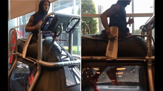 Deshaun Watson is running again