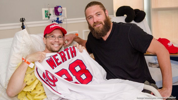 Washington Nationals' Jayson Werth visits Alexandria shooting victim Matt Mika in hospital
