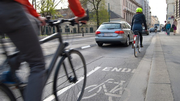 Cyclists ride naked in Houston to advocate for road safety