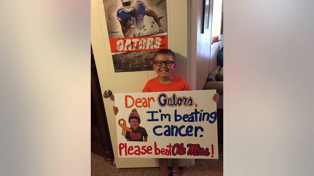 Boy battling leukemia to be special guest at Gator game