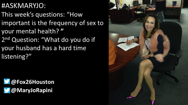 Frequency of sex, poor listening