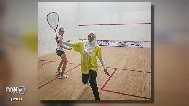 Santa Clara teen says airline forced her to take off her hijab en route to squash tournament