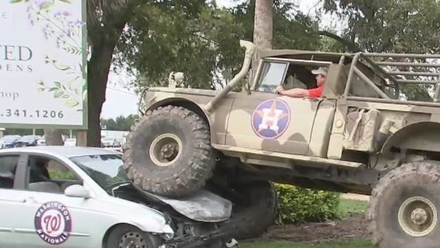 Shop in Richmond shows the Astros literally crushing the Nationals
