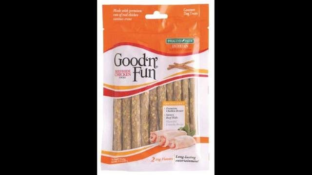 FDA RECALL ALERT: Good ‘n' Fun Beefhide Chicken Sticks