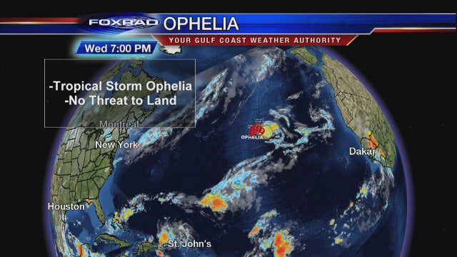 Ophelia the 10th hurricane of Atlantic season