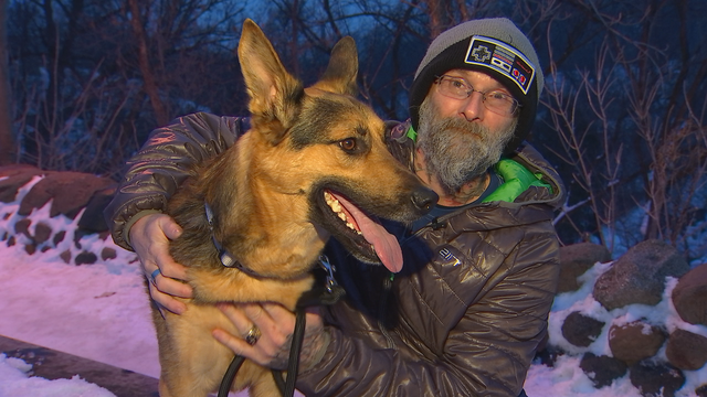 Man reunited with dog that went missing while he was in rehab
