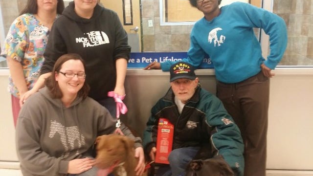 Delaware man reunited with dogs after suffering heart attack, animal shelter foots the bill