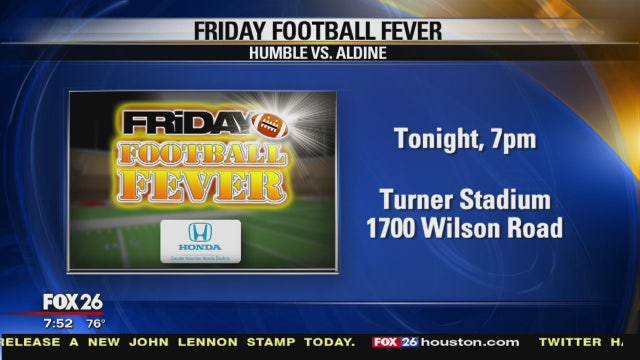 Humble Wildcats and Aldine Mustangs have Friday Football Fever