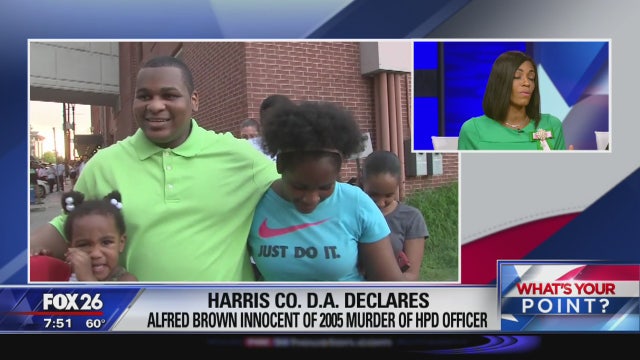 Alfred Brown designated innocent by DA Kim Ogg- What's Your Point?