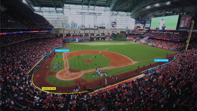 Houston Astros to extend, upgrade protective netting at Minute Maid Park