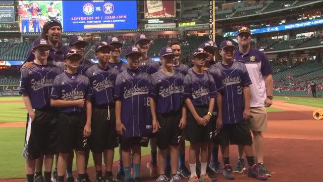 Astros honor Pearland West Little Leaguers