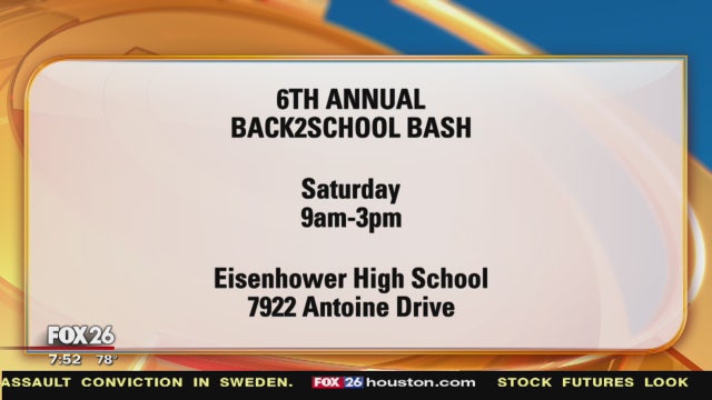Harris County Pct. 1 Constable's Office hosts 6th Annual Back2School Bash