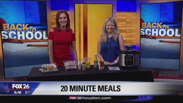 Back-to-school 20-minute dinner