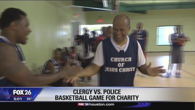 Police v Clergy: a basketball game for the community