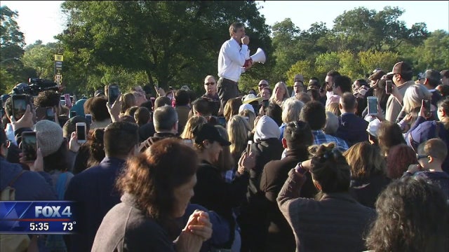 Beto O'Rourke, Ted Cruz work to turn out voters in close U.S. Senate race