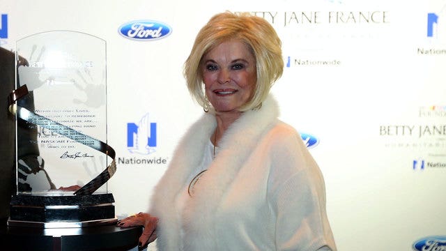 First lady Of NASCAR Betty Jane France dies