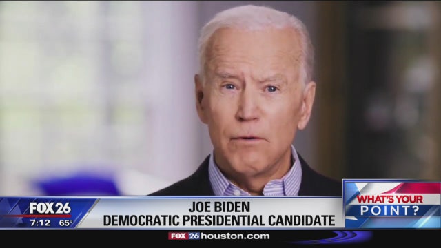 Biden joins the race now 20 for 2020- What's Your Point?