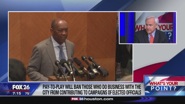 Candidate for mayor, Bill King explains ballot initiative 'end pay-to-play' - What's Your Point?