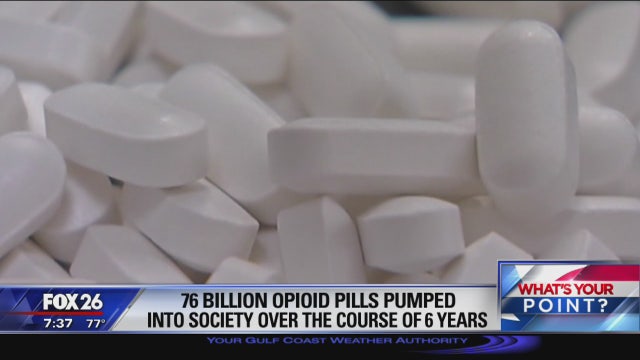 76 billion opioid pills in 6 years in the U.S. - What's Your Point?