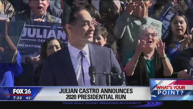Julian Castro announces presidential bid - What's Your Point?
